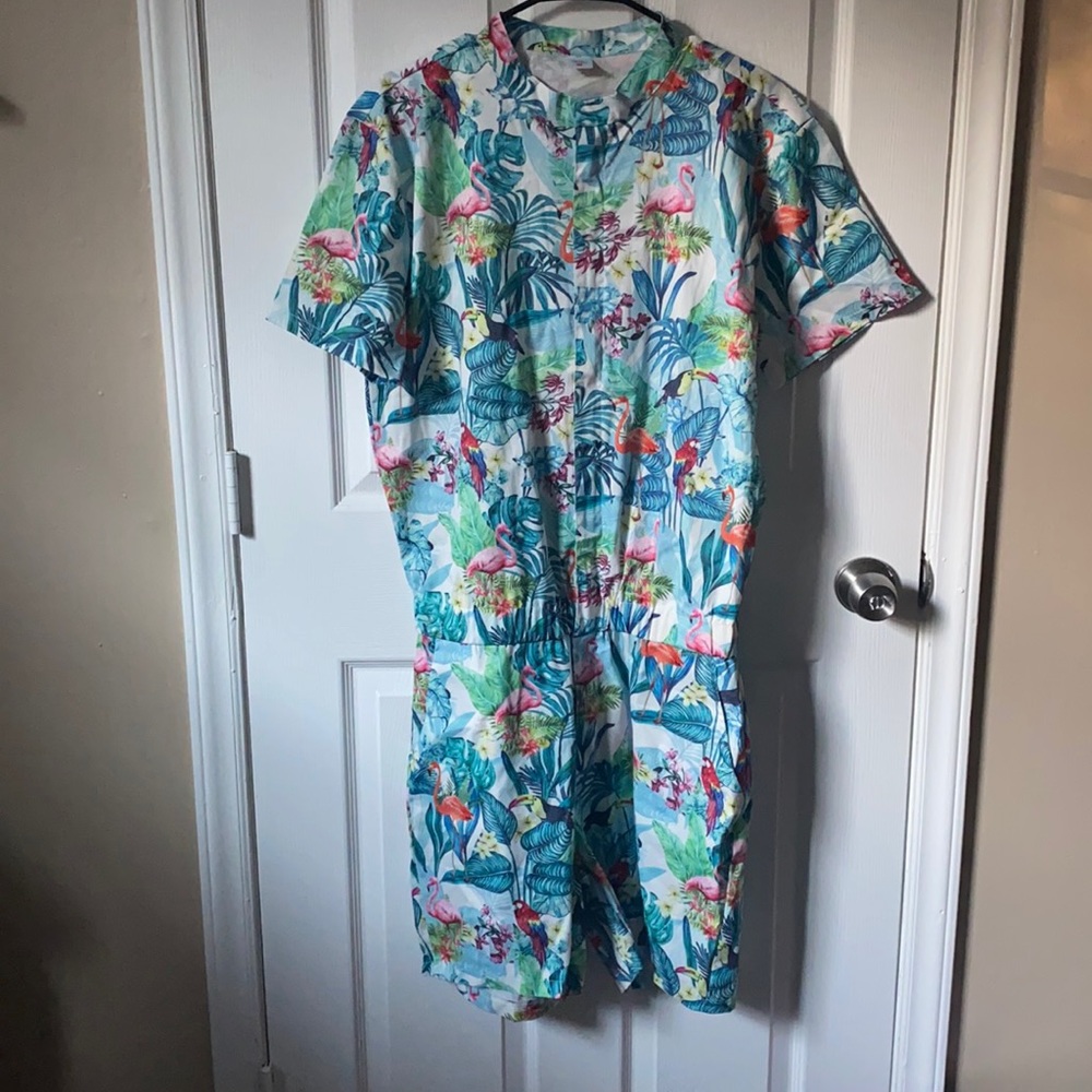 Men’s tropical romper